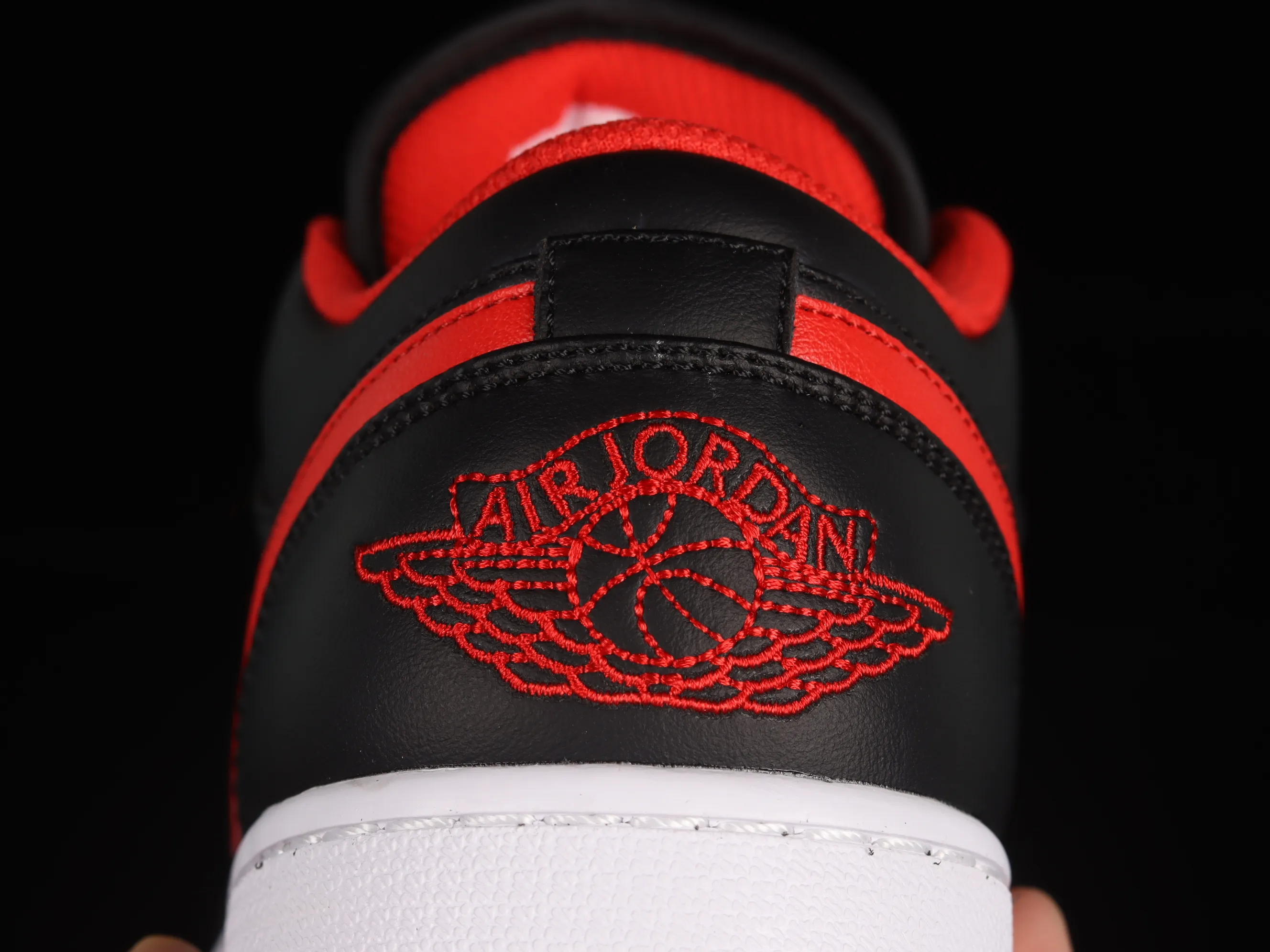 All categories Air Jordan Jordan series basketball shoes Air Jordan 1 Low Air Jordan 1 Low "White Toe" AJ1 Joe 1 small black red toe low-top basketball shoes 553558-063